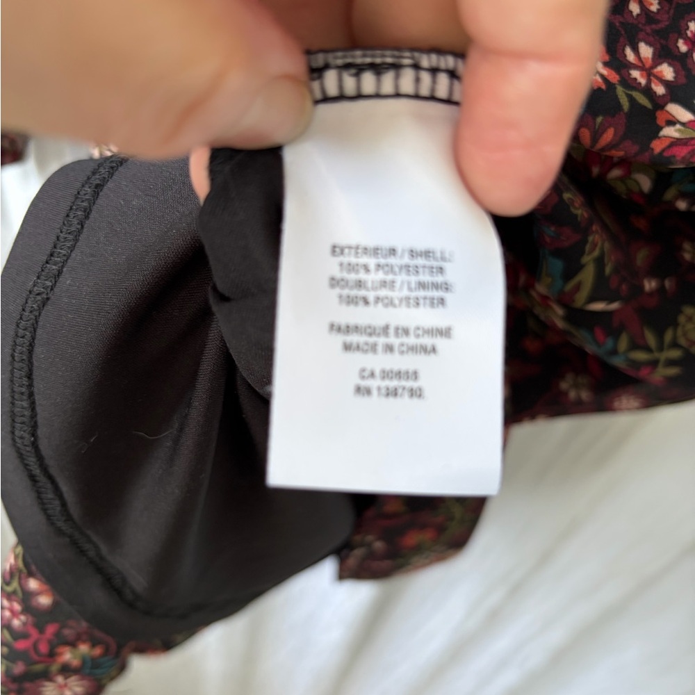Reitmans Multicolor Floral Long Sleeve Dress - Picture 7 of 8
